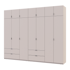 Розпашна Шафа для одягу Doros Лукас Кашемір 3+4 ДСП 295х50х240 (42005124)